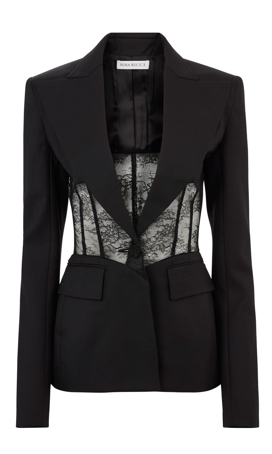 Blazer con cuerpo de encaje (c.p.v.), de Nina Ricci