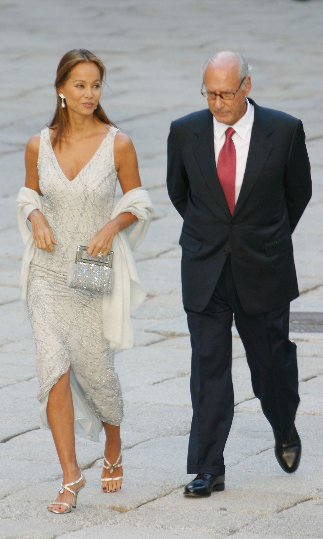Isabel Prysler en la boda de Ana Aznar