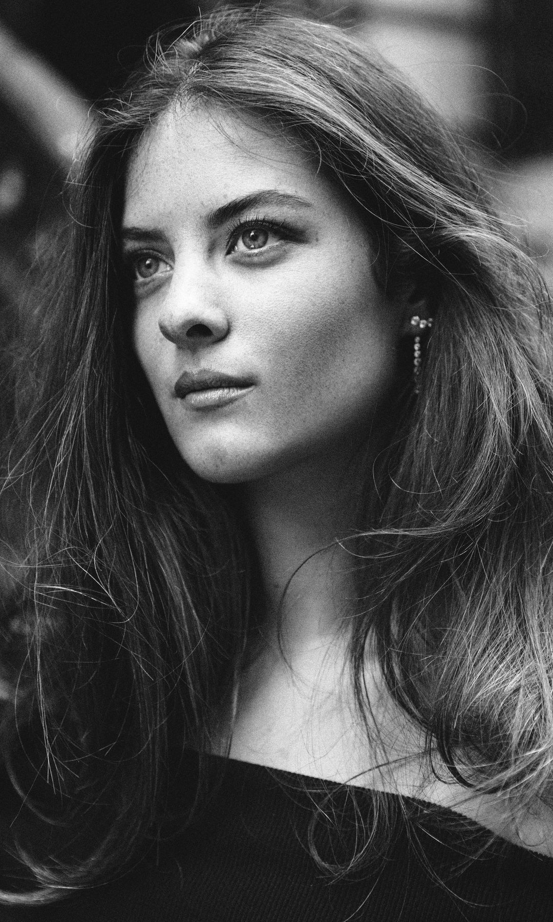 Un retrato de rostro angelical de Olimpia Báez Herrera