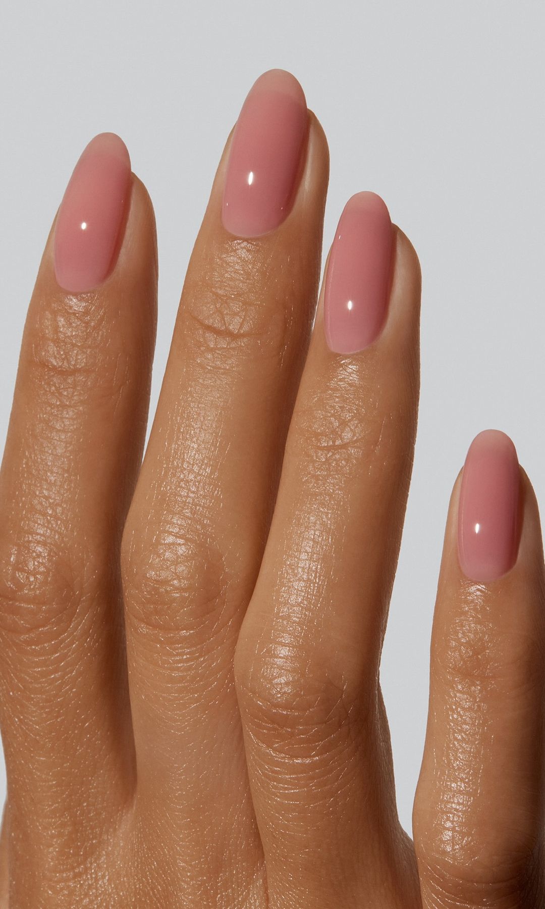 Manicura rosa efecto gelatina
