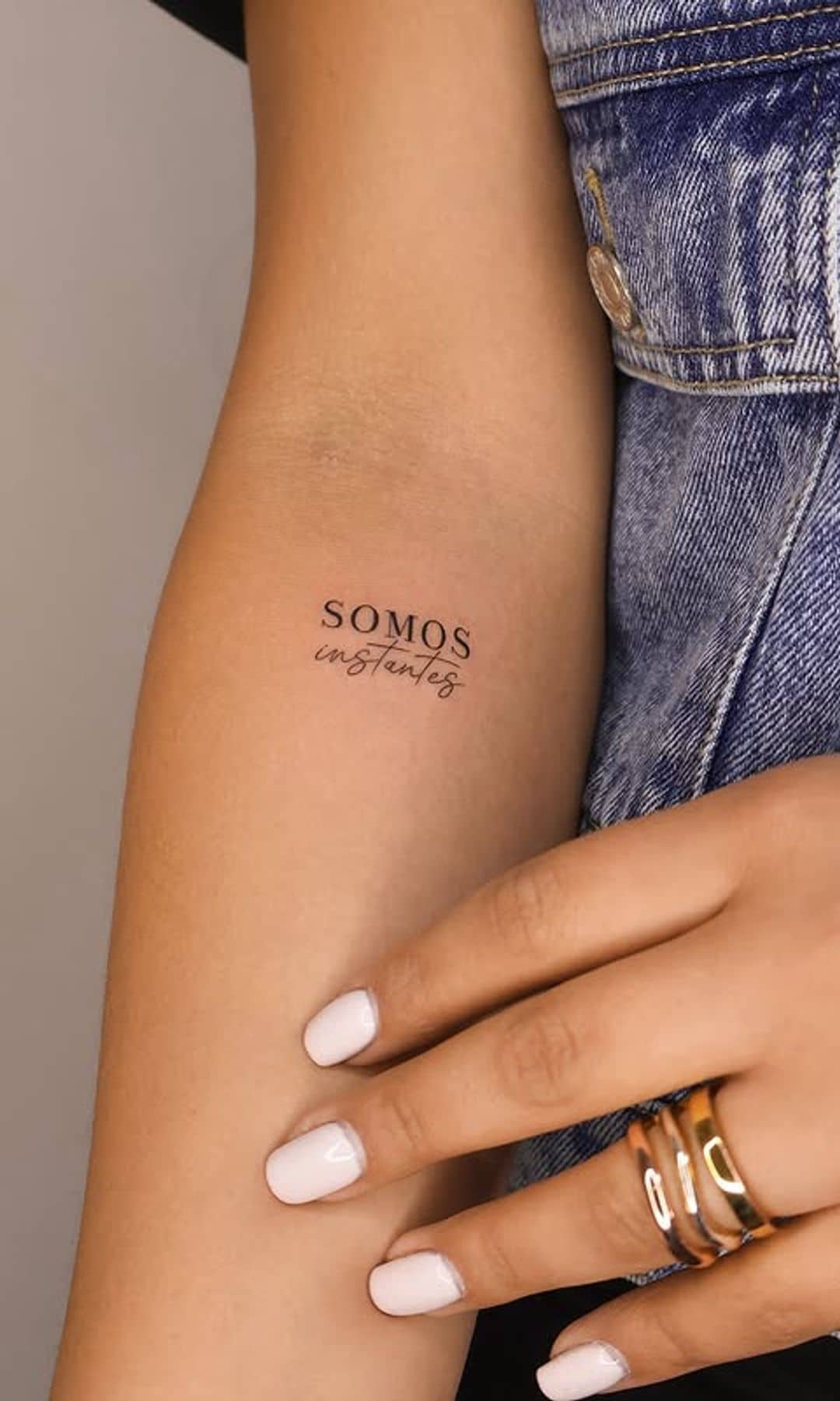 Tatuaje somos instantes