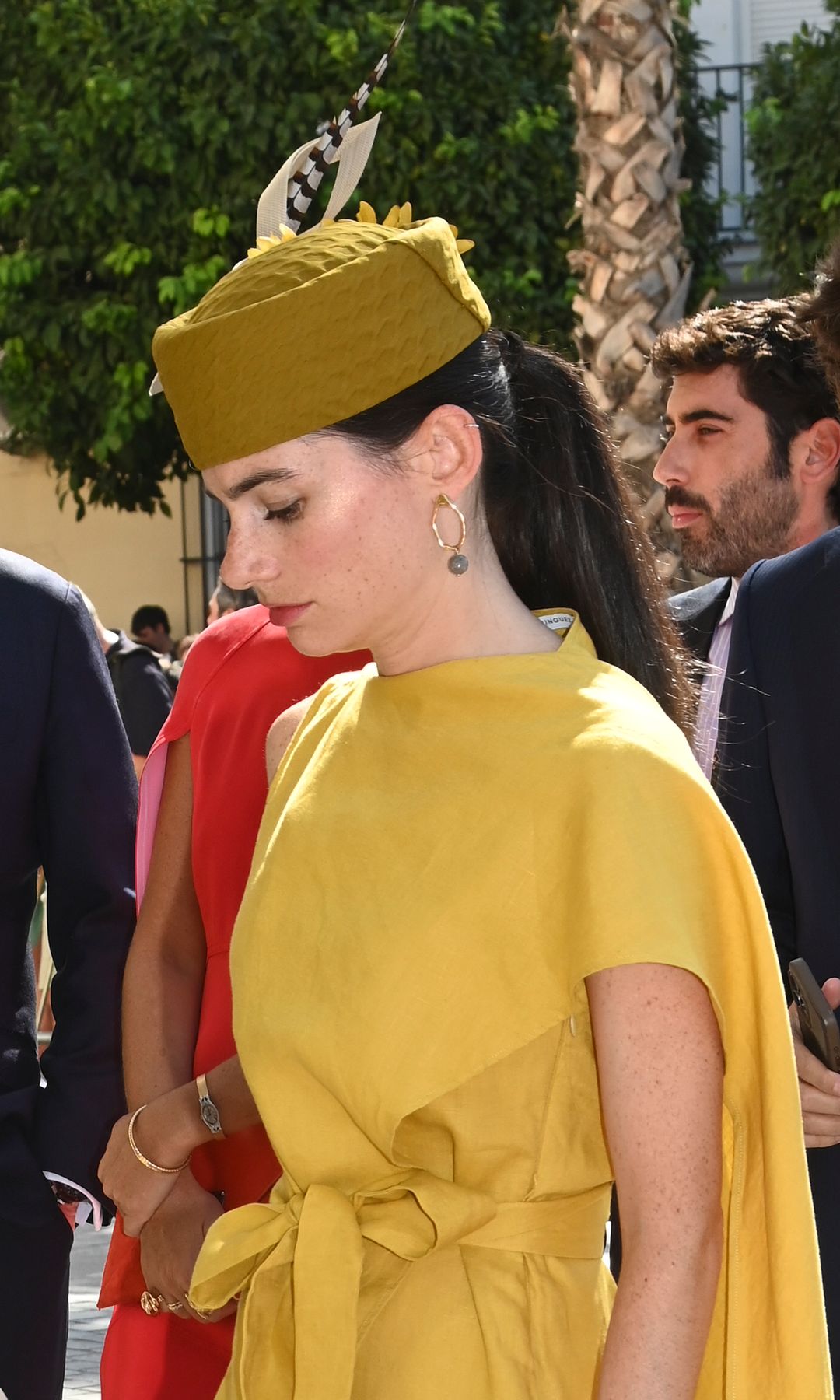 Invitadas en la boda de Cayetano Martínez de Irujo y Barbara Mirjan en Sevilla.