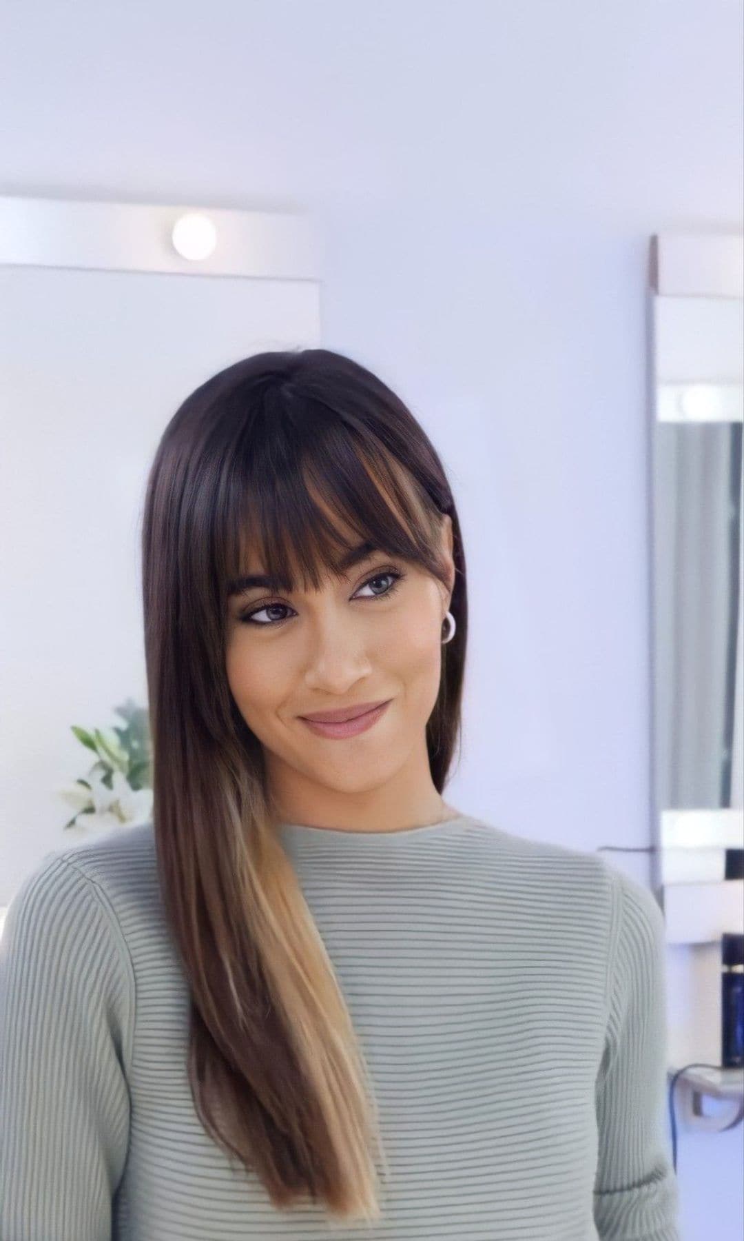 Mechas underlights de Aitana