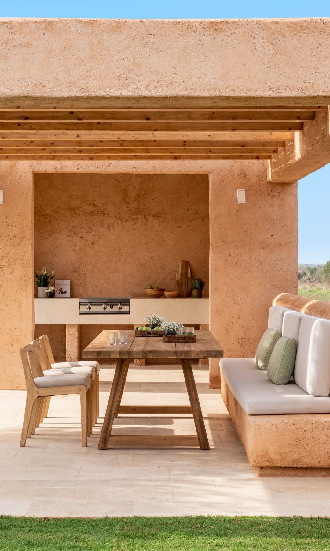 Comedor de verano en exterior