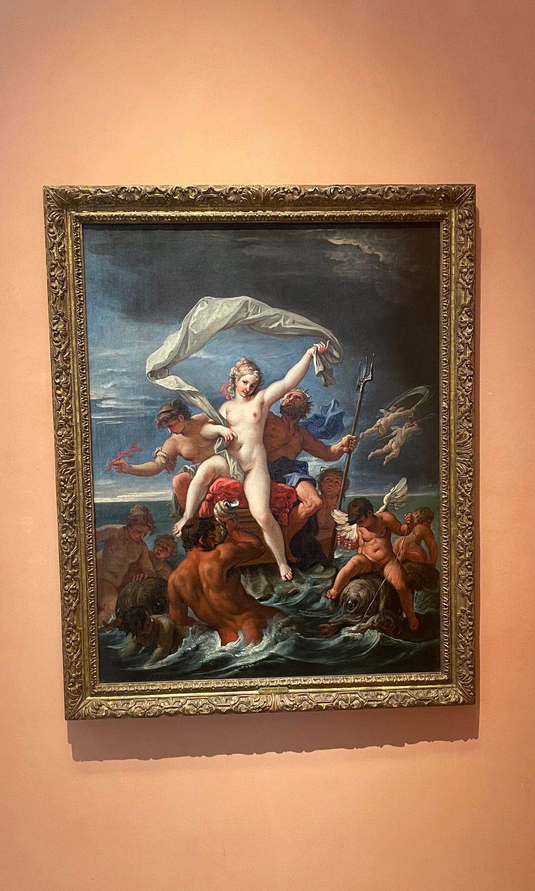 'Neptuno y Anfitrite' de Sebastiano Ricci, hacia 1691-1694.