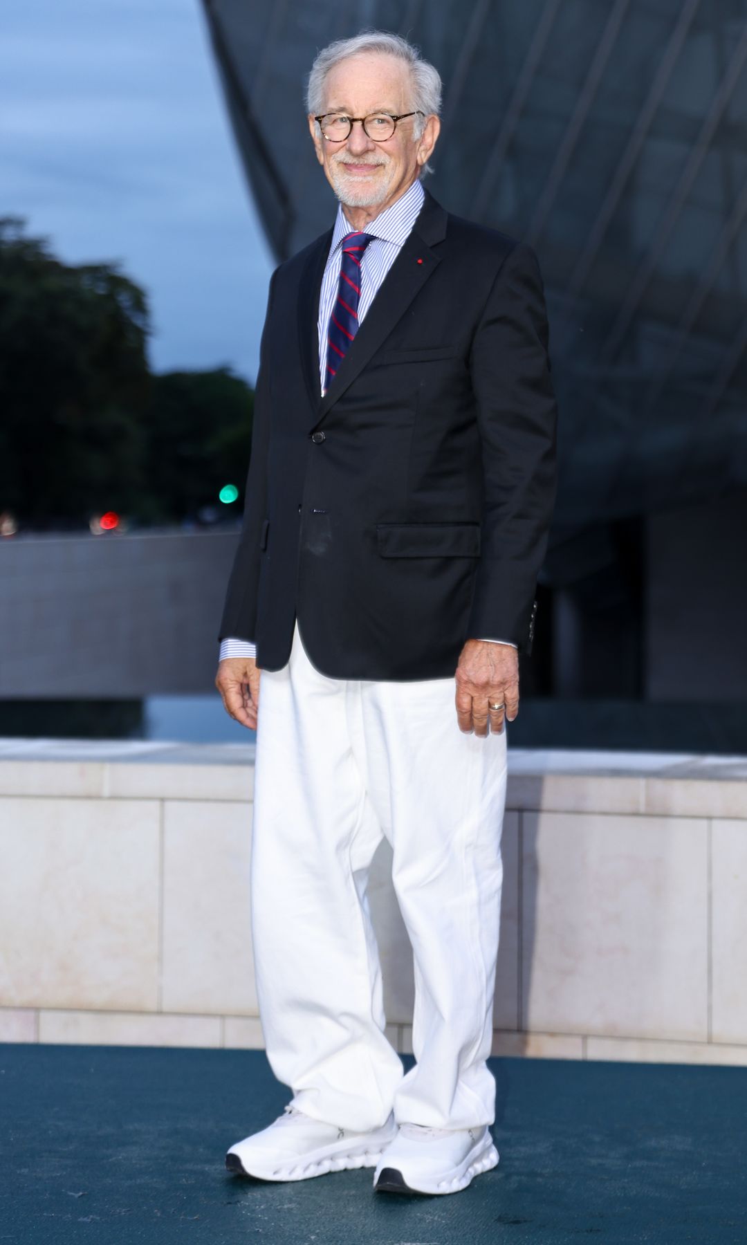 Steven Spielberg en la fiesta 'Preludio a los Juegos Olímpicos' en la Fundación Louis Vuitton de París el 25 de julio de 2024