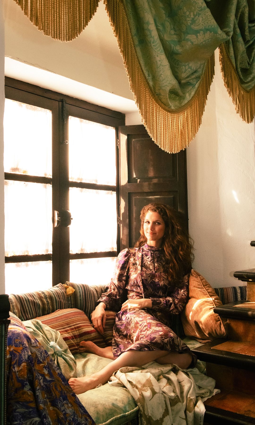 Cristina Ybarra en su palacio