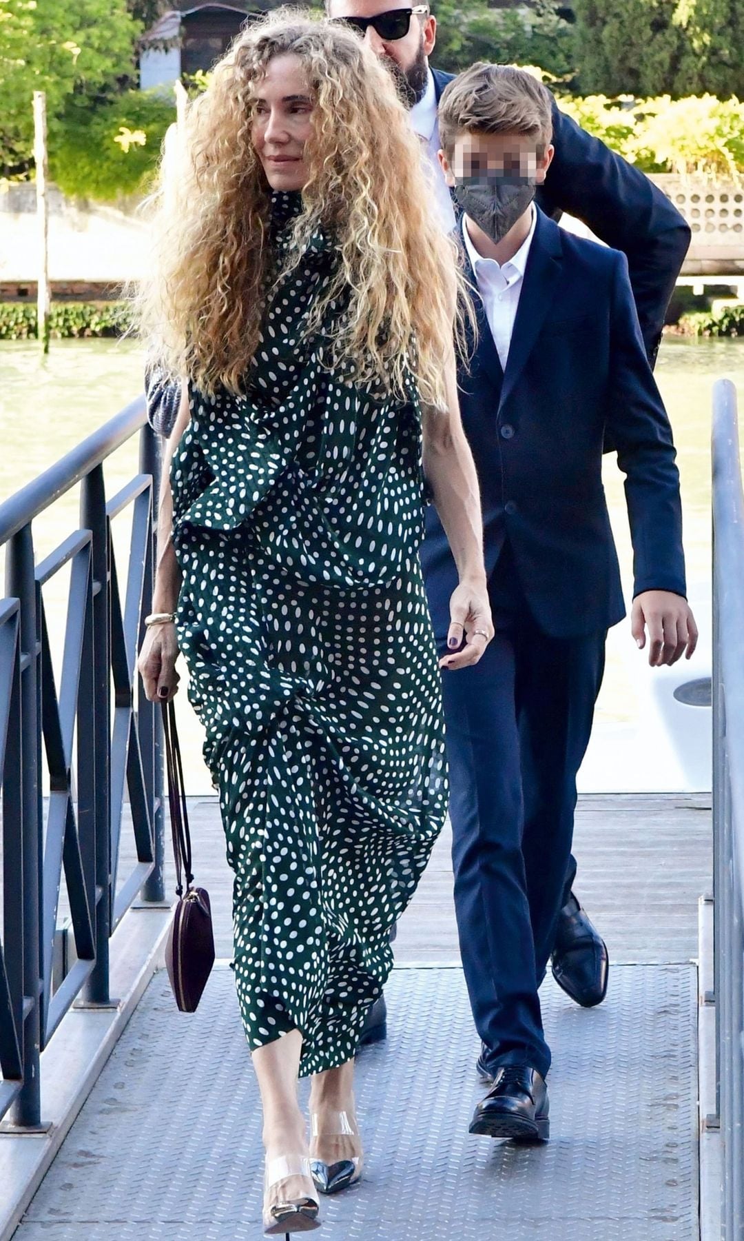 Blanca Cuesta con su hijo Enzo
