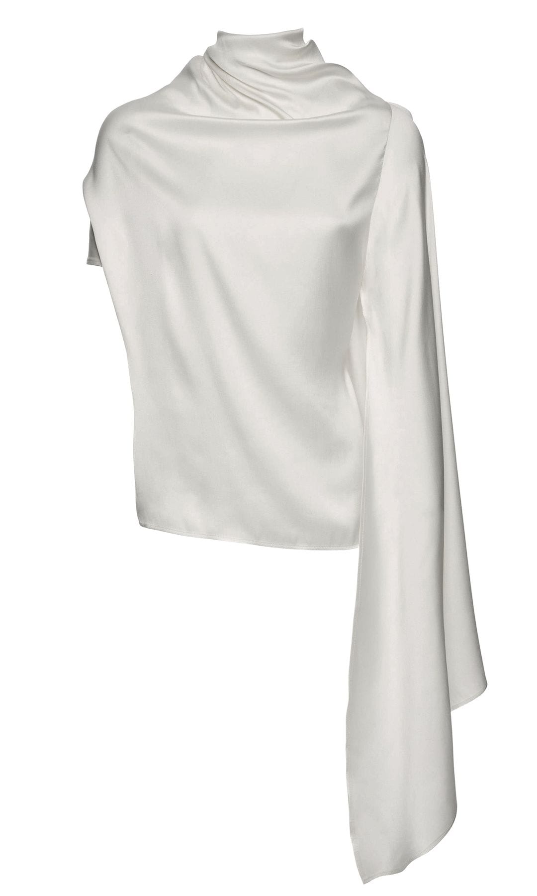 Blusa de seda con lazada (1.195 €), de Magda Butrym