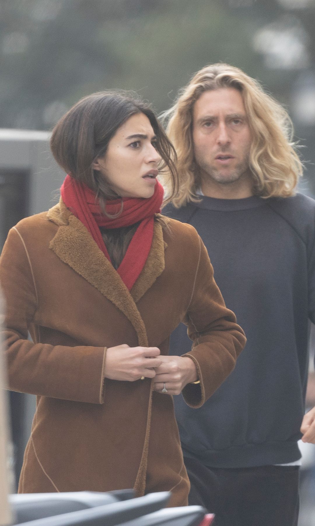 Rocío Crusset y Charlie Schein por las calles de Madrid