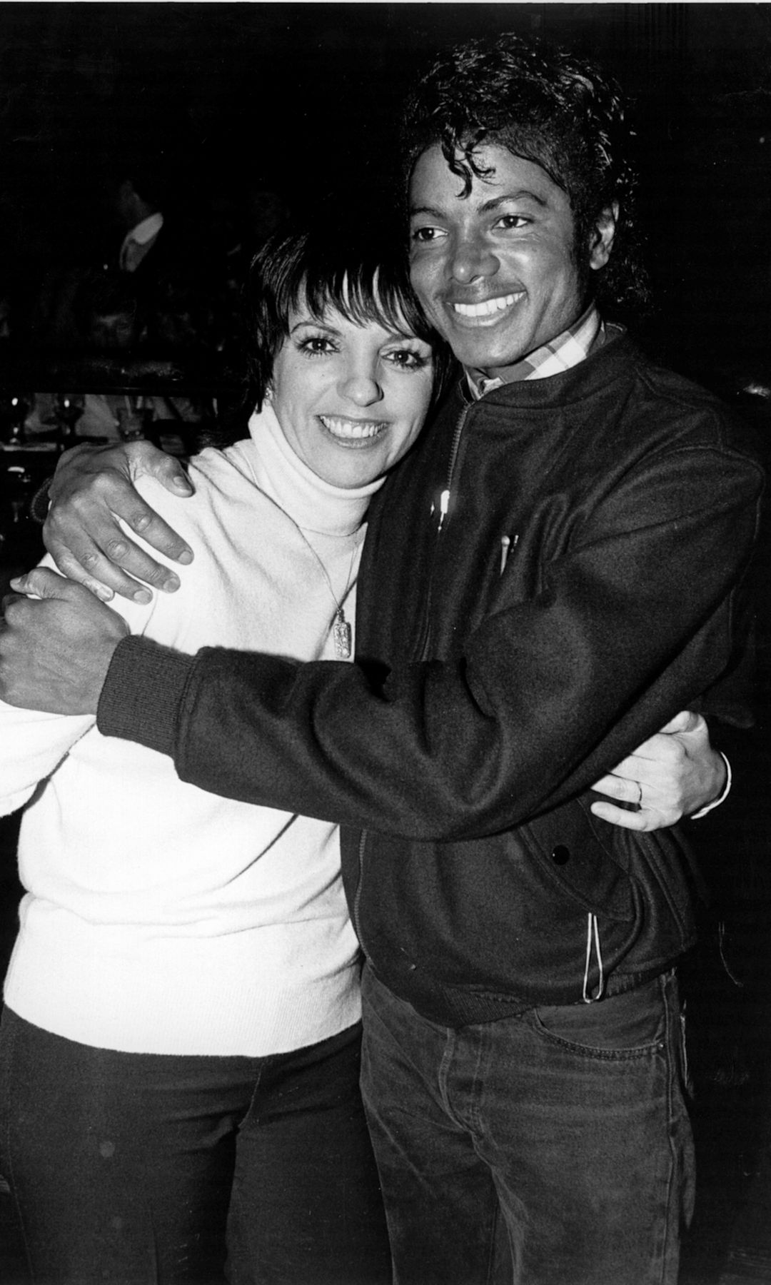 La actriz junto a Michael Jackson