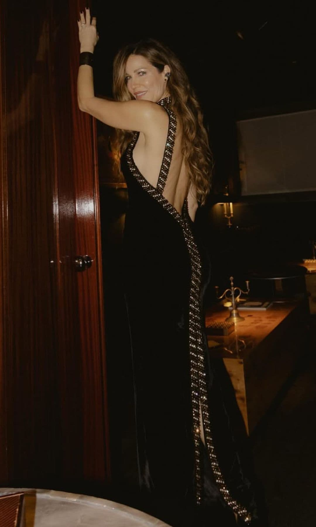 Jaydy Michel luciendo un vestido espectacular para la fiesta de su cumpleaños