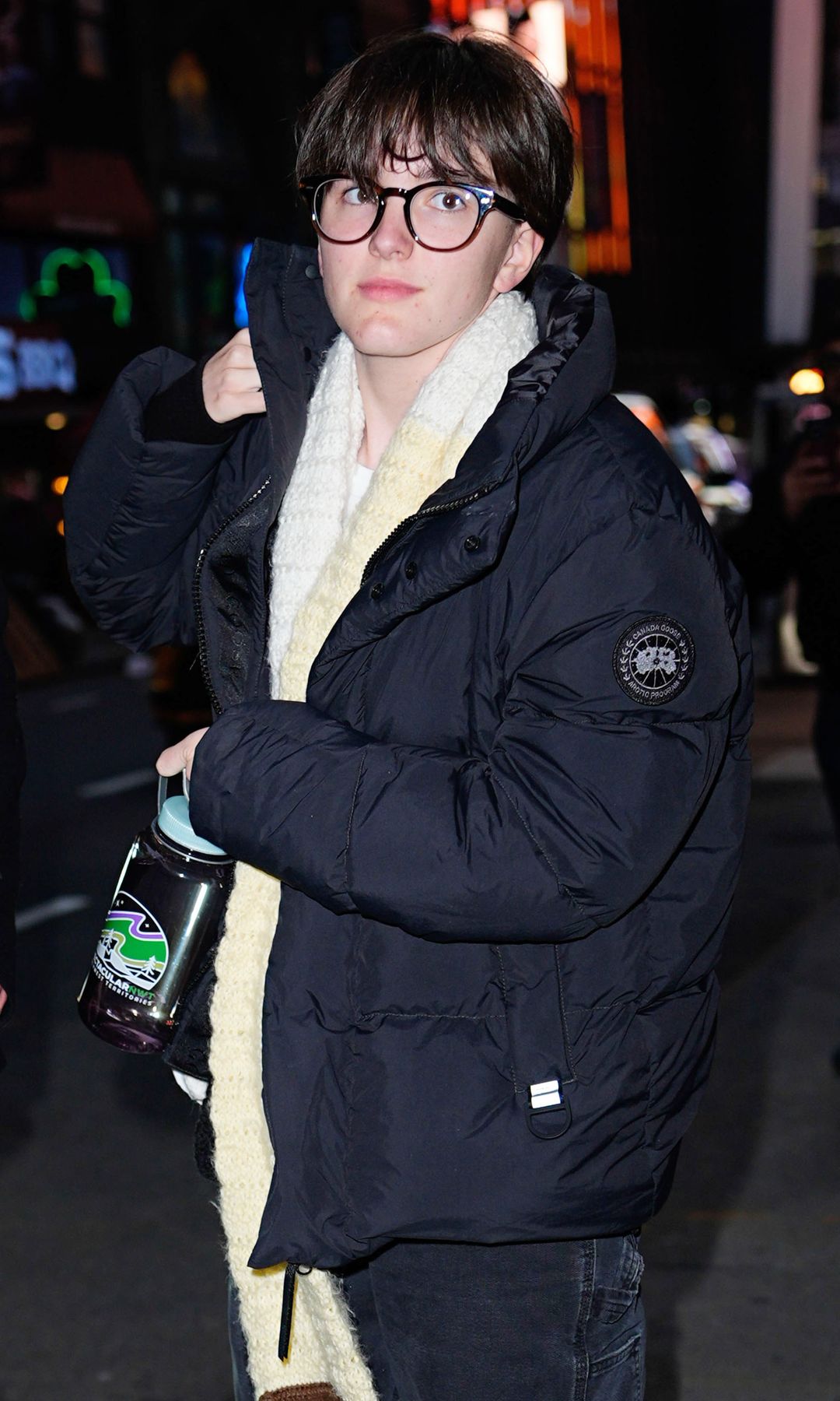 Fin Affleck en Broadway, viendo la obra 'Every Brilliant Thing', protagonizada por Daniel Radcliffe, el 25 de marzo de 2026