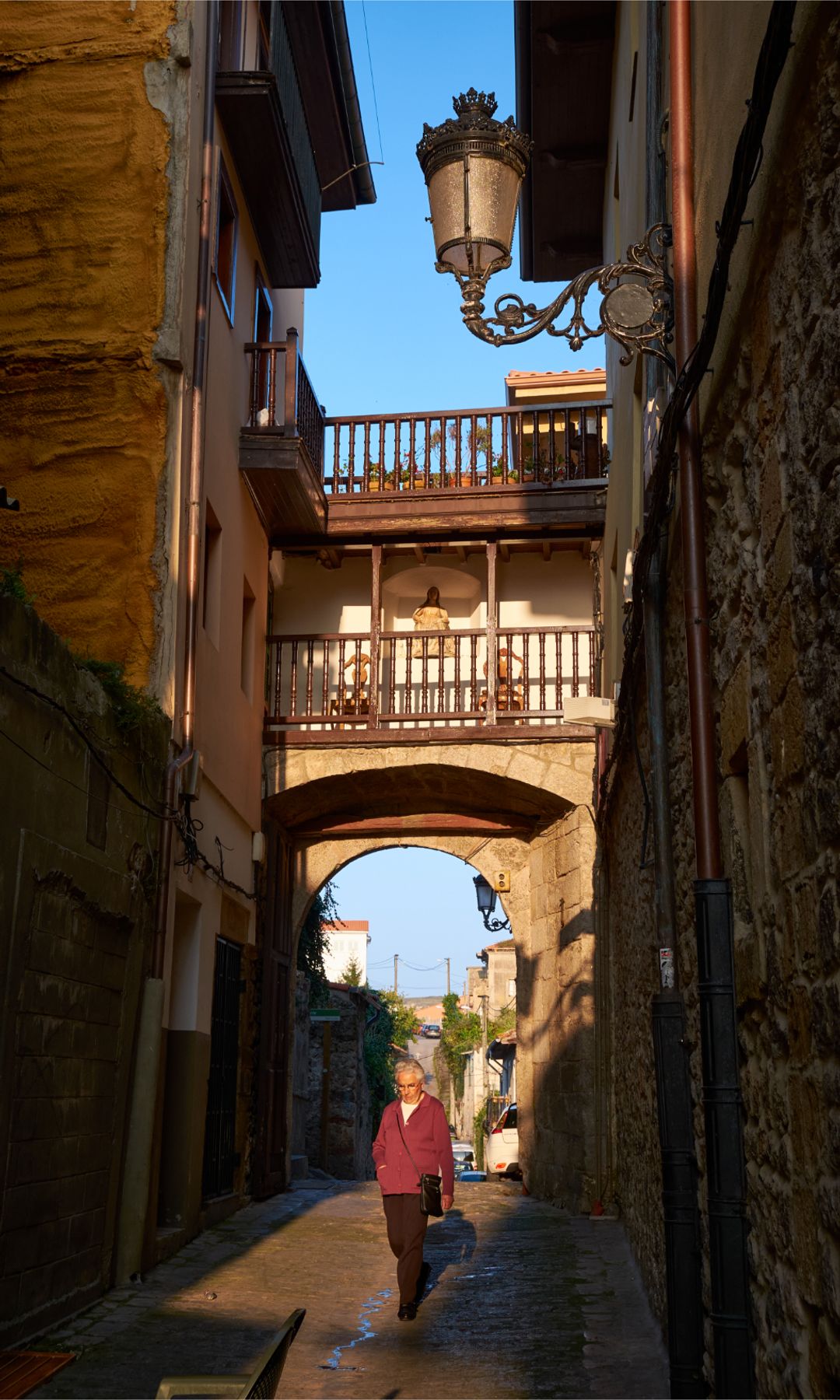 Casco antiguo del pueblo medieval de Laredo en Cantabria