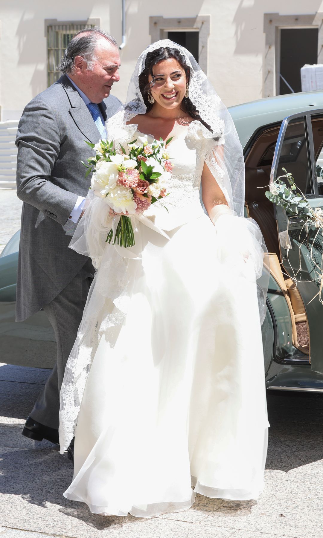 Marta García Obregón en su boda