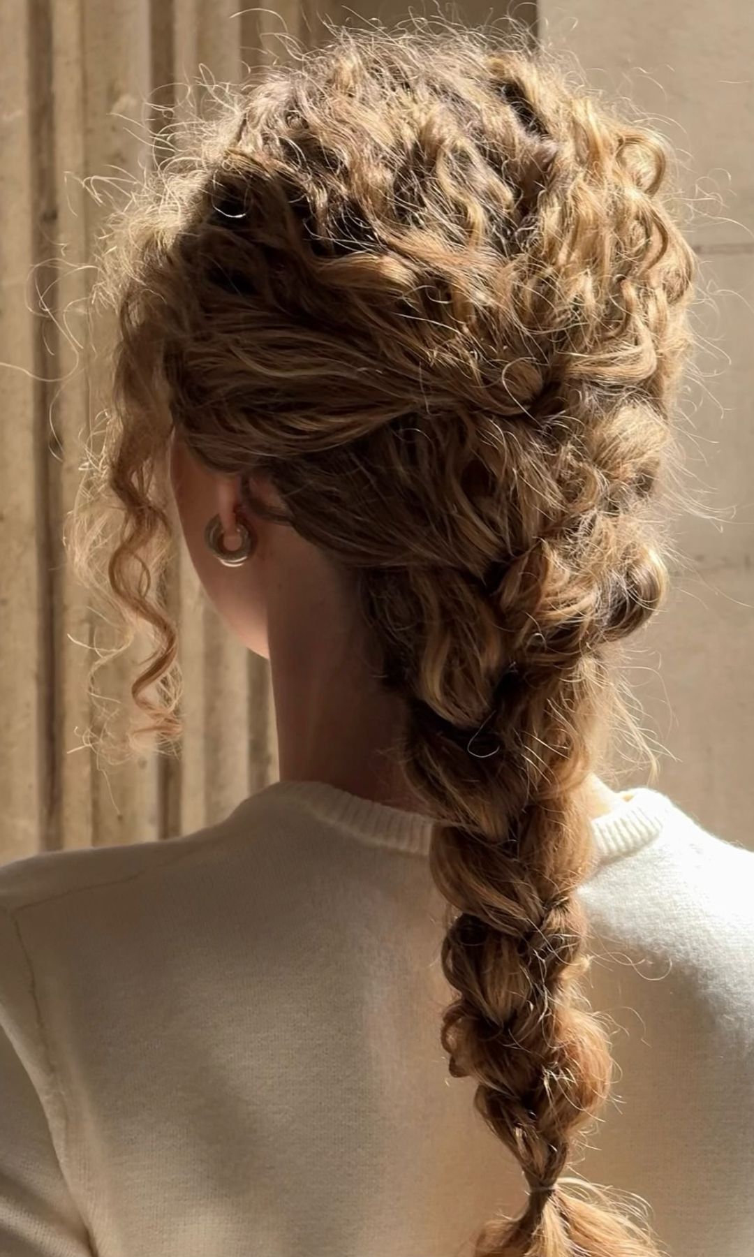 Trenza clásica con textura