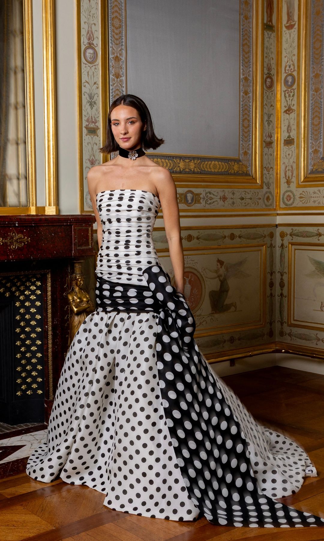 Carolina Lansing vistió un diseño de la diseñadora venezolana.