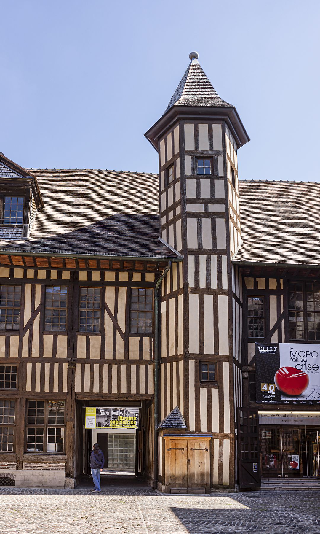 Ciudad medieval de Troyes, Francia