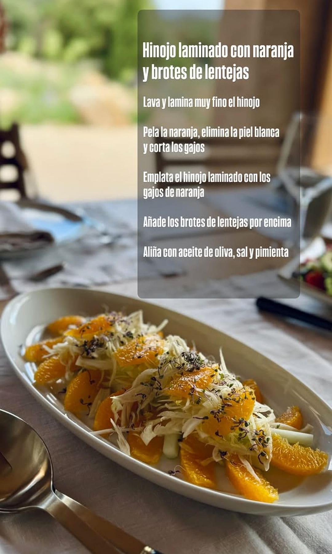 Las recetas sanas de Vanesa Lorenzo