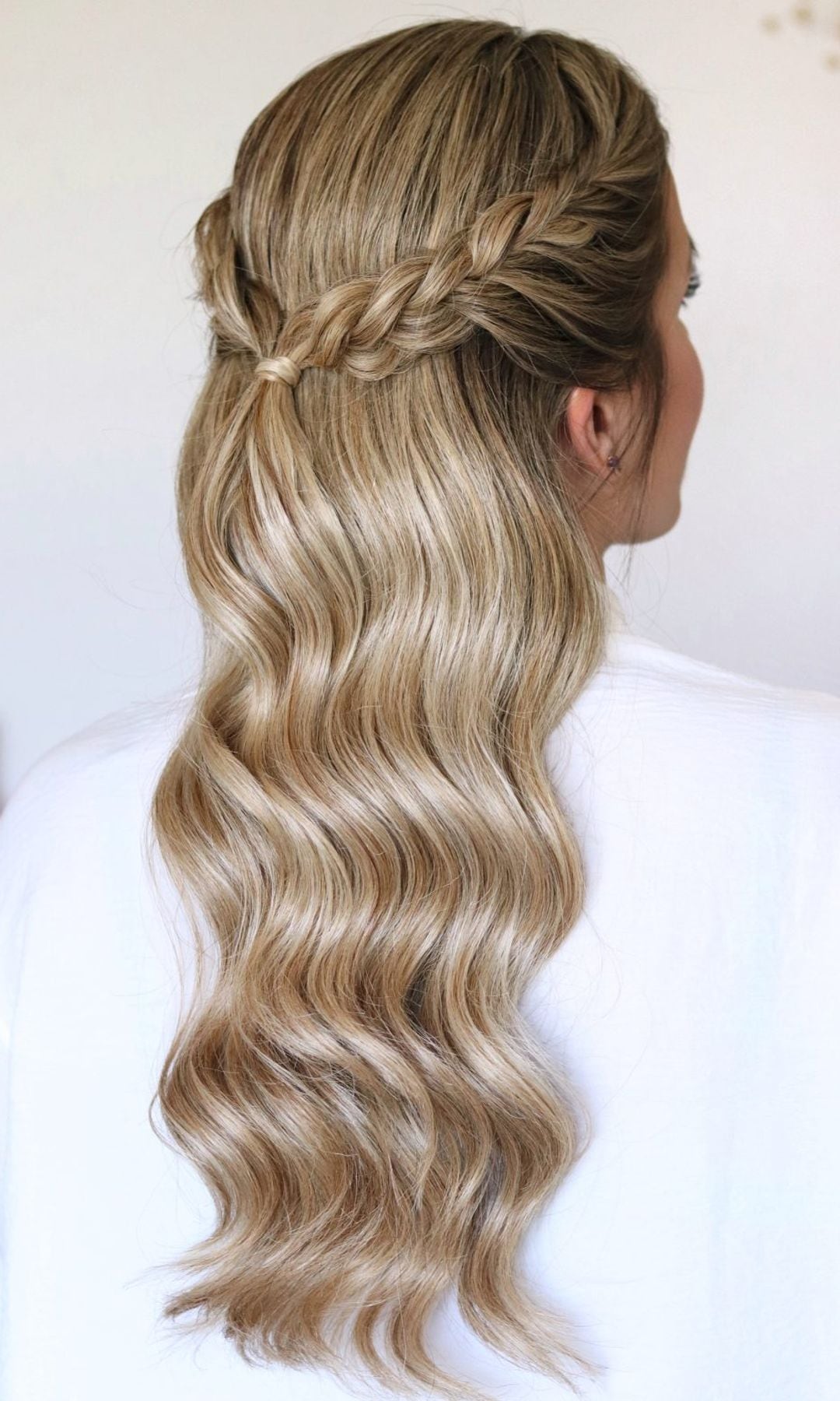 Semirrecogido con trenzas