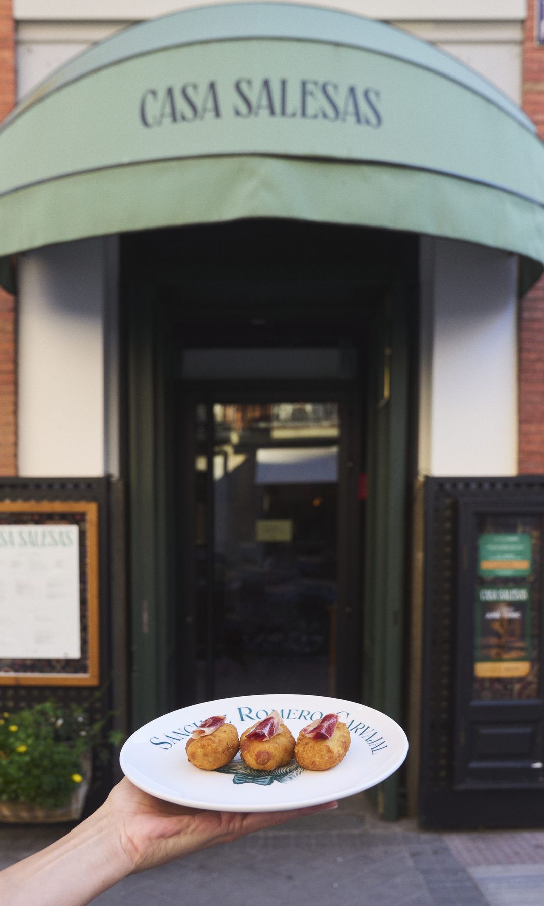 Ruta de la croqueta de jamón ibérico Sánchez Romero Carvajal en Casa Salesas Madrid