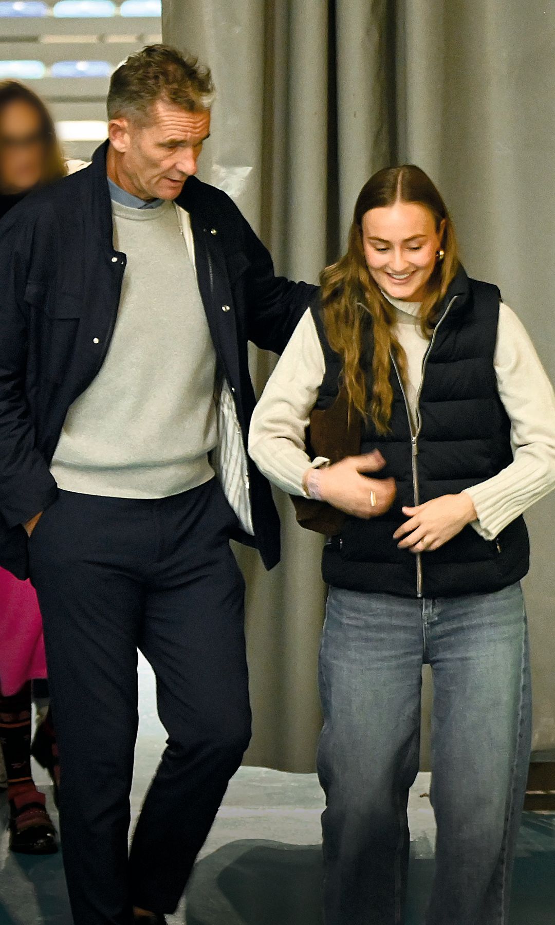 Johanna Zott estuvo, días antes, animando a Pablo y compartió gradas con el padre de este, Iñaki Urdangarin
