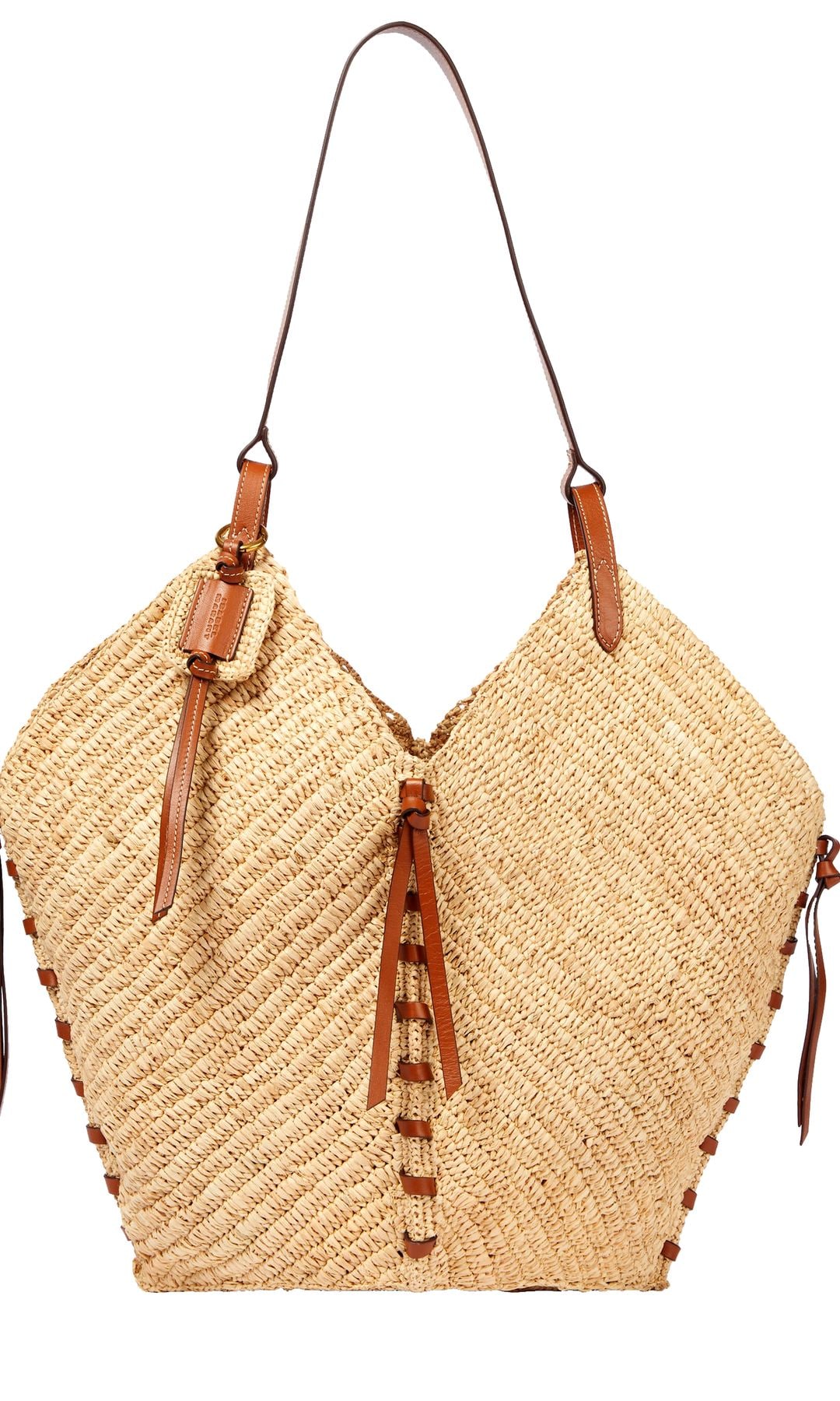 Bolso con detalles de piel (690 €), de Isabel Marant