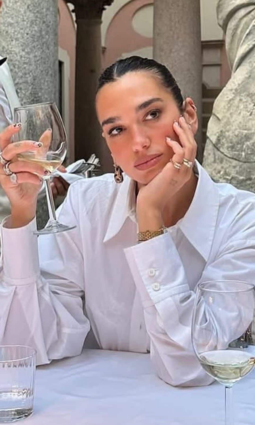 Dua Lipa manicura tendencia