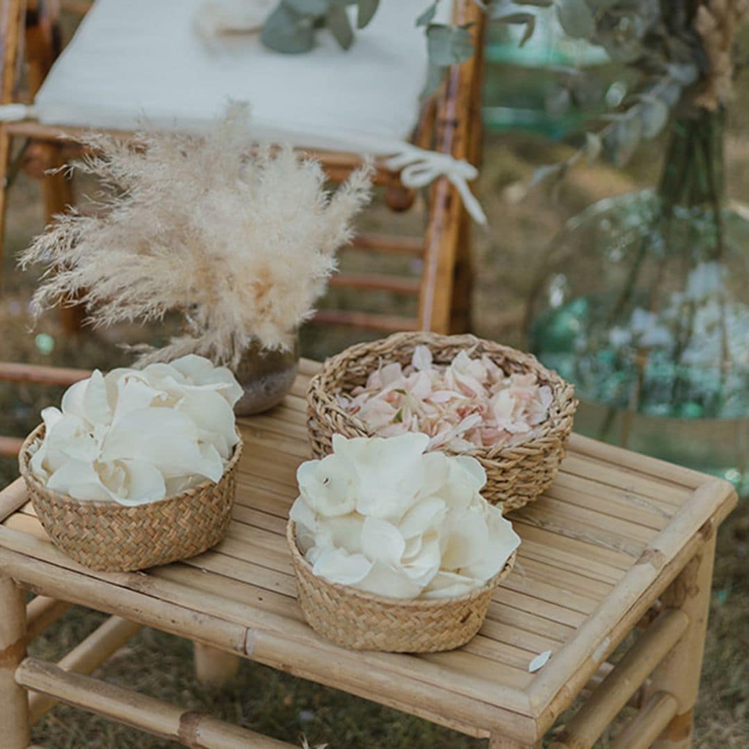Nueve ideas sostenibles perfectas para tu boda al aire libre