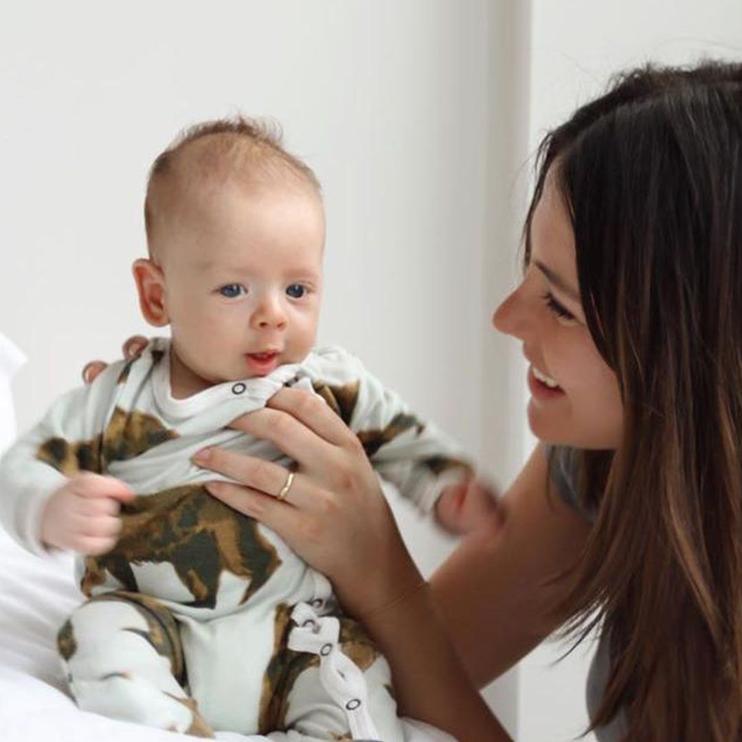 Sarah Kohan y la tierna celebración de Noah, hijo de Javier 'Chicharito', por sus tres meses