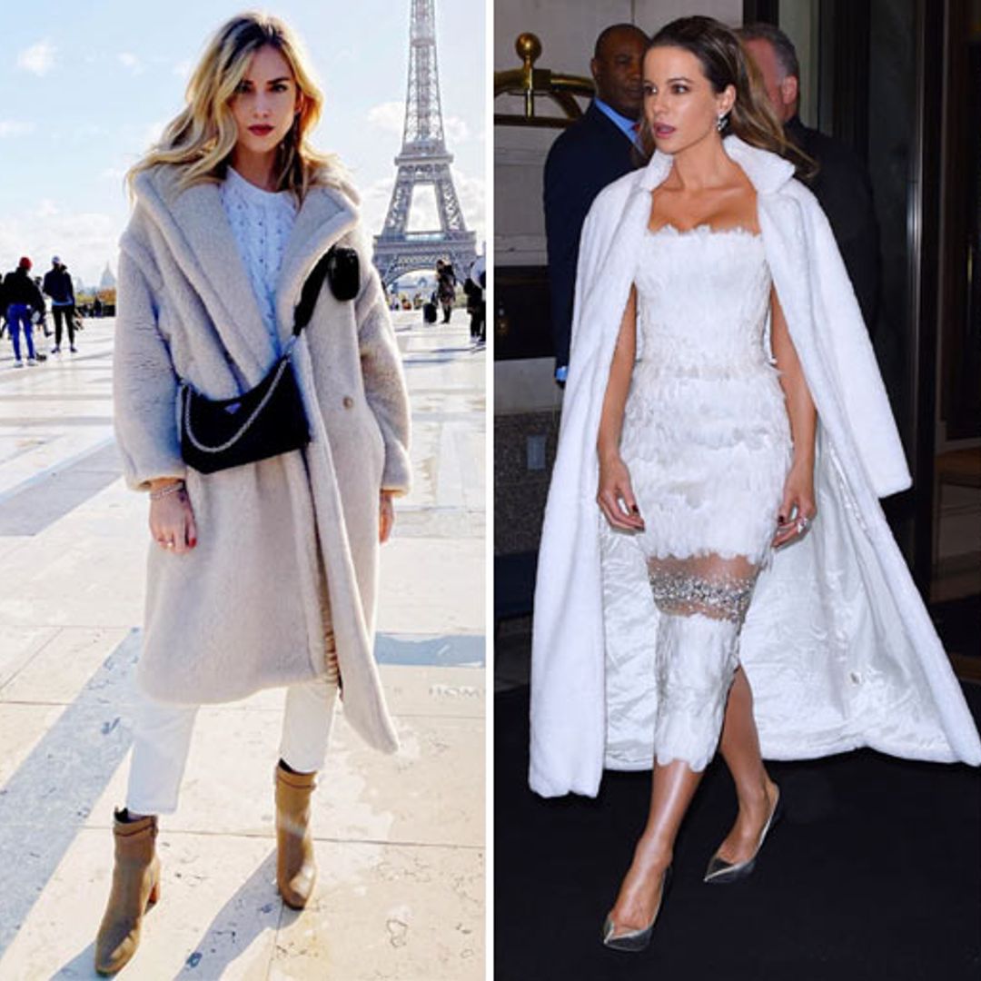 White long coats﻿: la última tendencia que enamora a las celebs