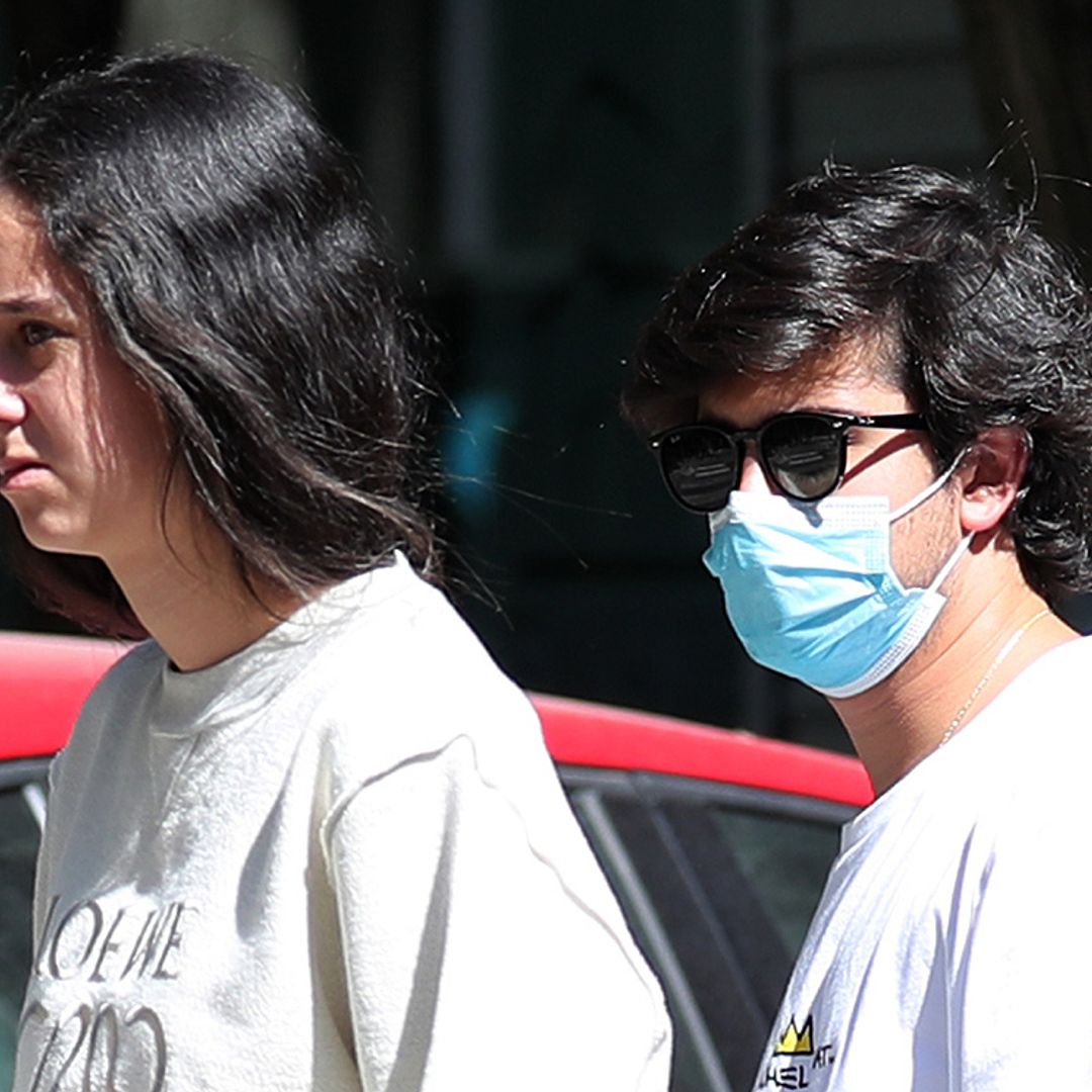 Victoria de Marichalar y Jorge Bárcenas, besos y abrazos por las calles de Madrid