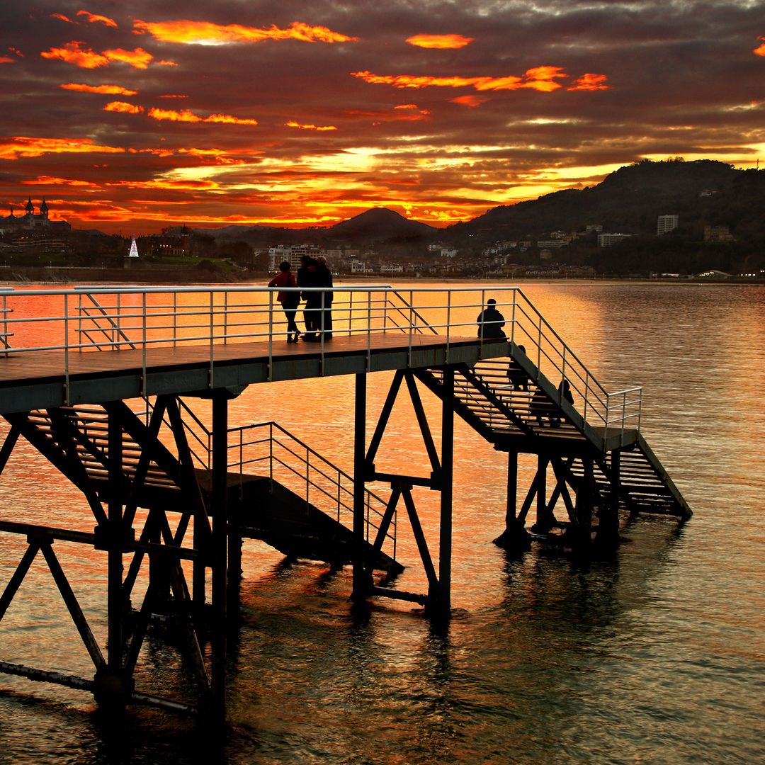 Atardecer en Donostia-San Sebastián
