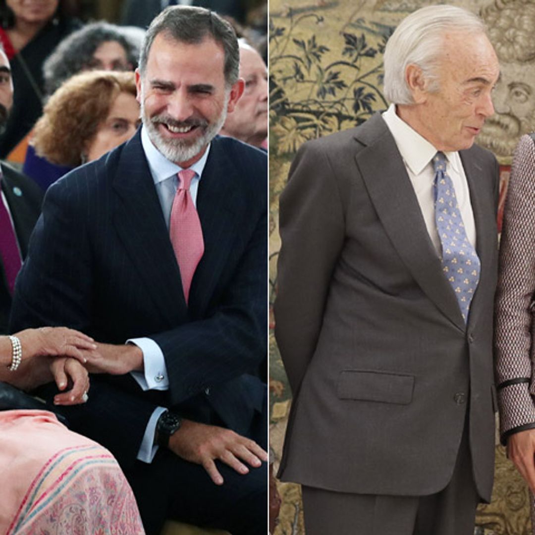 Los Reyes, por separado, dejan el protocolo a un lado en su cita con los duques de Soria