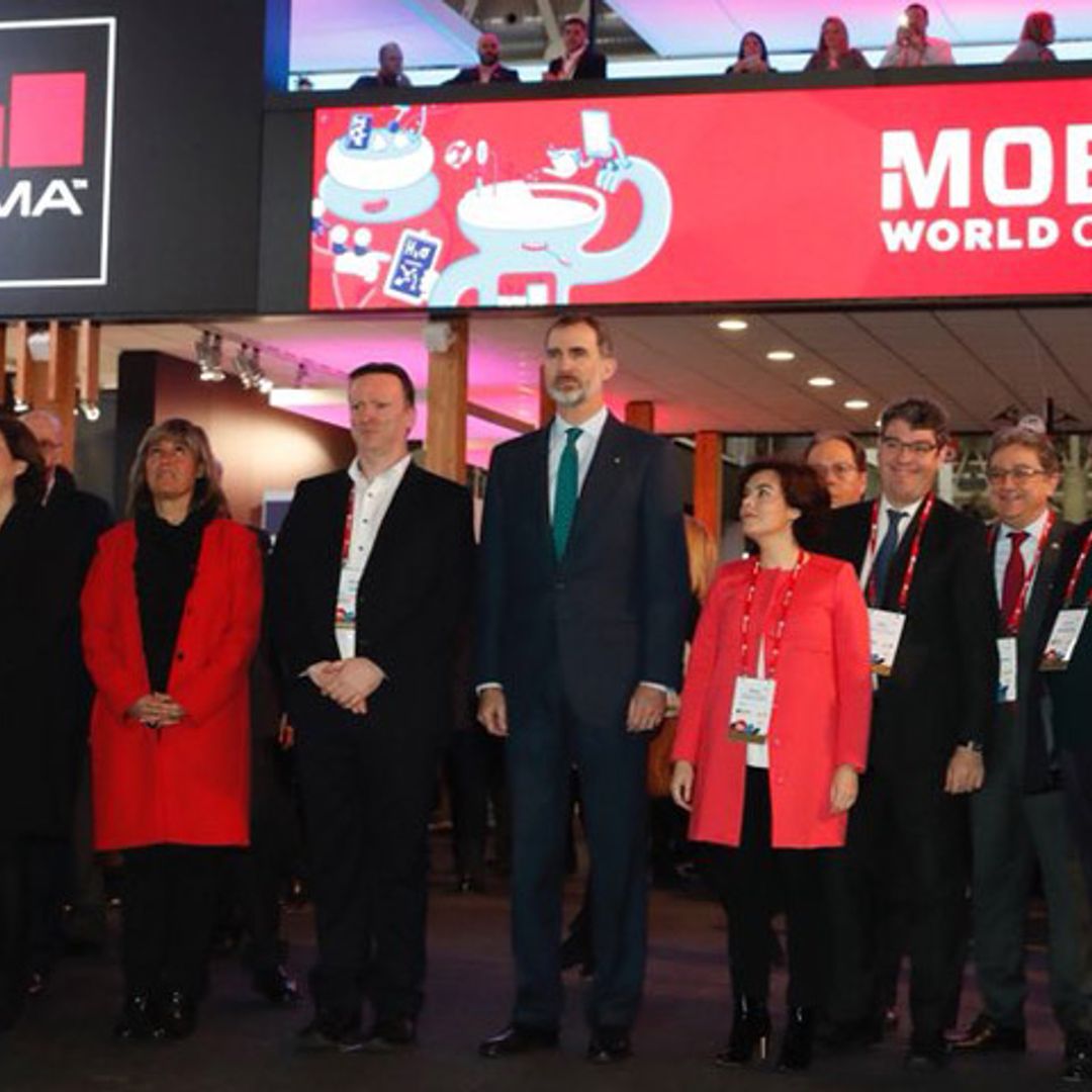 El Rey inaugura el Mobile World Congress en Barcelona tras la polémica bienvenida