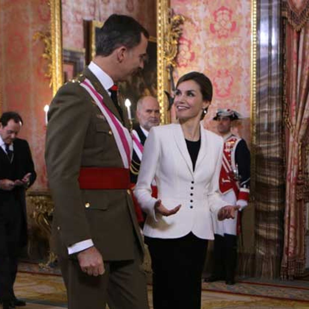 Don Felipe y doña Letizia presiden la tradicional Pascua Militar