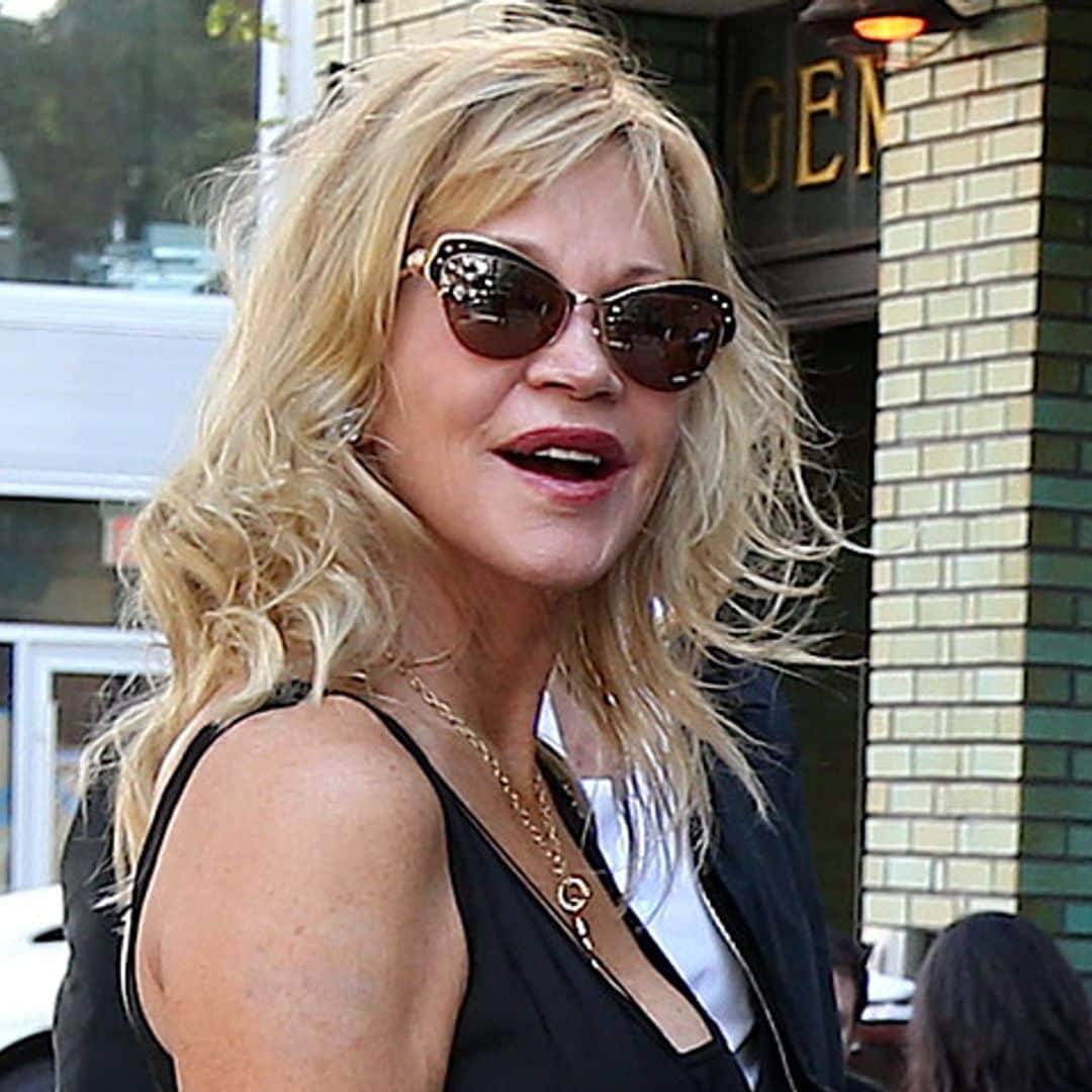 Melanie Griffith comienza el año en buena compañía