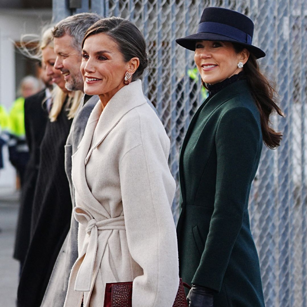 La reina Letizia recupera unos preciosos pendientes de doña Sofía en su primera cita con la realeza danesa