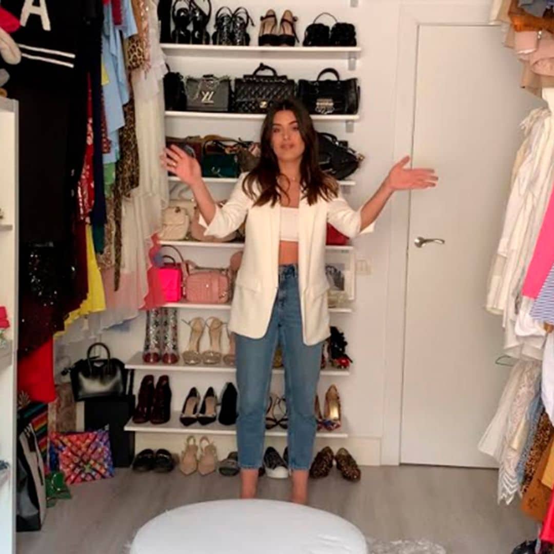 Toda su ropa y complementos, las claves de su organización... Dulceida nos enseña su vestidor