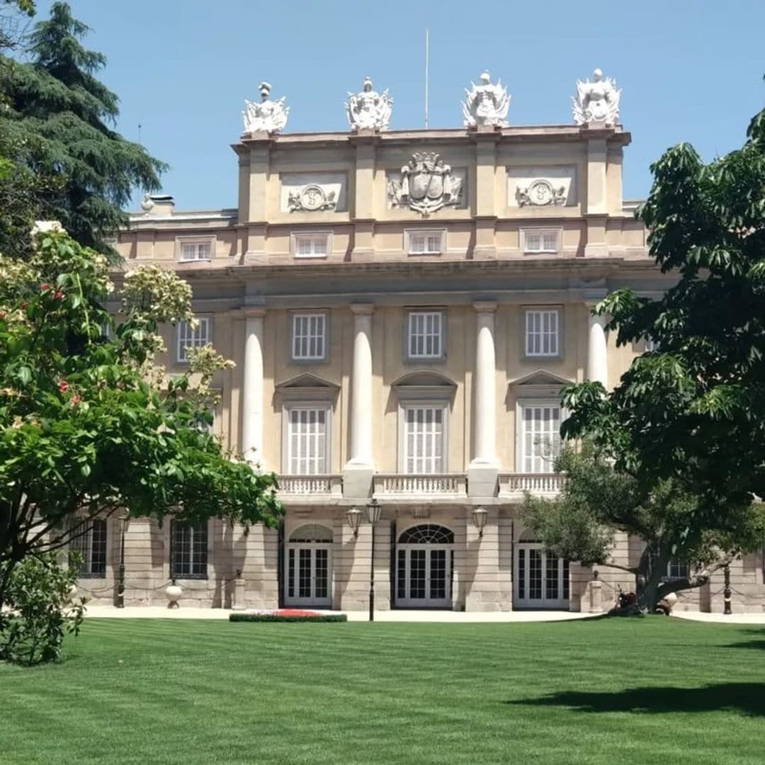 Fachada y jardín Palacio de Liria Madrid 