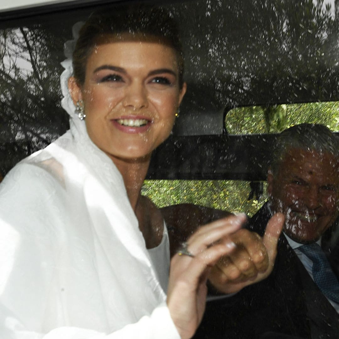 La gran sonrisa de Alejandra Ruiz de Rato en sus primeras imágenes vestida de novia