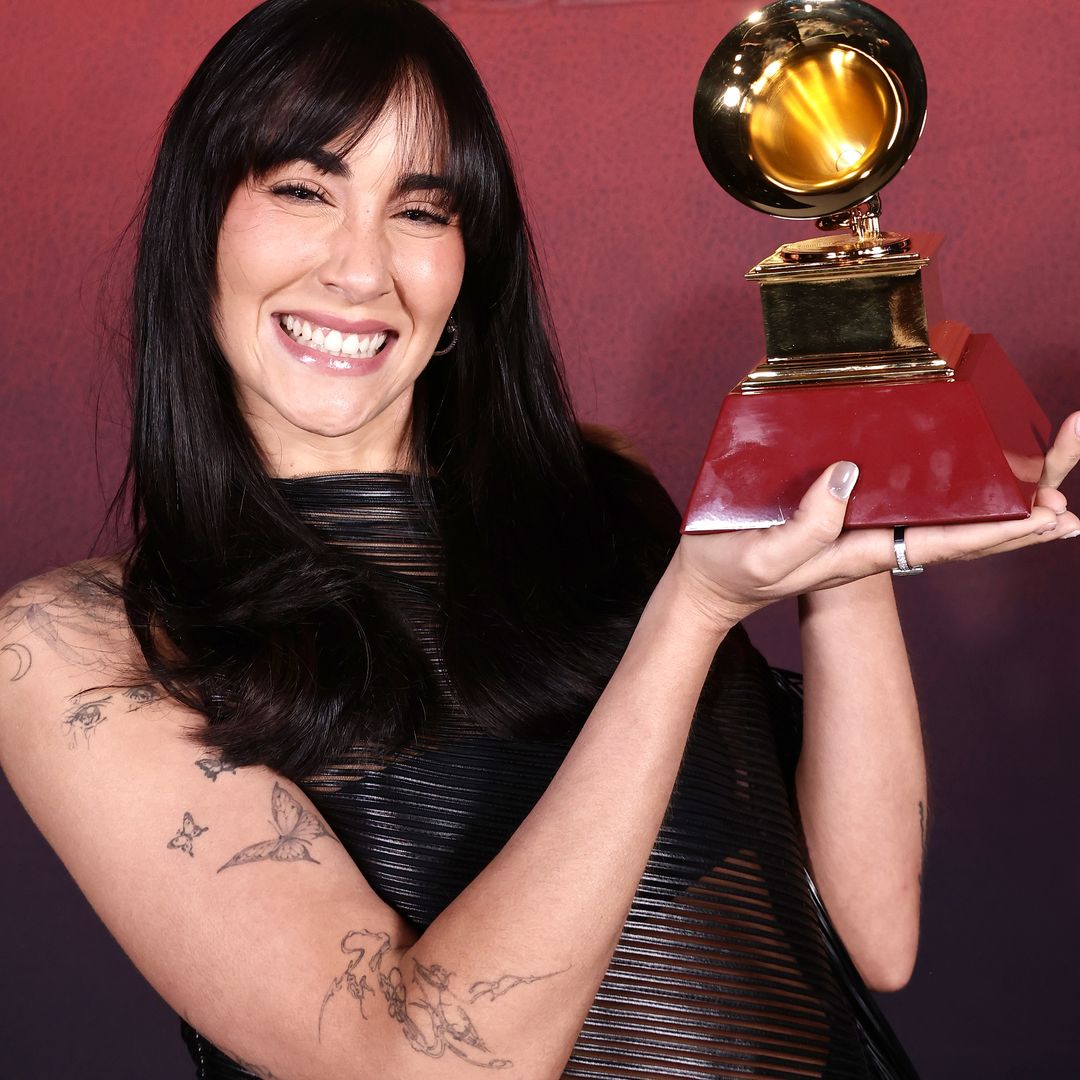 Aitana gana su primer Latin Grammy y se lo dedica a Plex: "Gracias a mi novio, que le quiero con todo mi corazón"