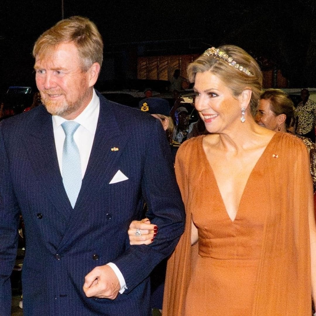 El histórico perdón de Guillermo y Máxima de Holanda en su primera cena de Estado en Surinam en medio siglo