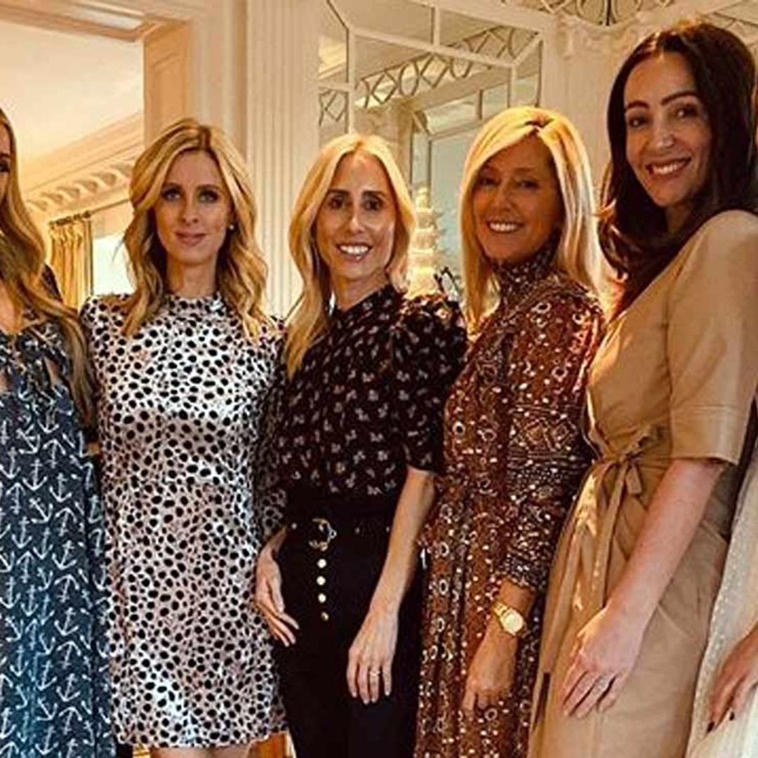 Marie-Chantal y Olympia de Grecia, junto con Paris y Nicky Hilton, de fiesta con toque francés