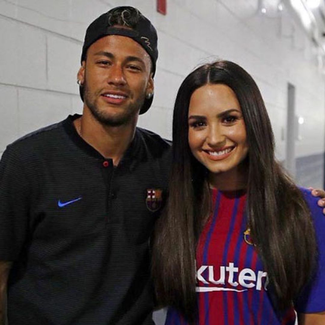 Neymar y Demi Lovato, de su amistad en Instagram a su encuentro en EEUU