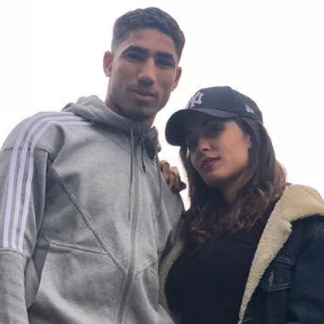 Hiba Abouk felicita a su novio, el futbolista Achraf Hakimi, con una dedicatoria de lo más deportiva