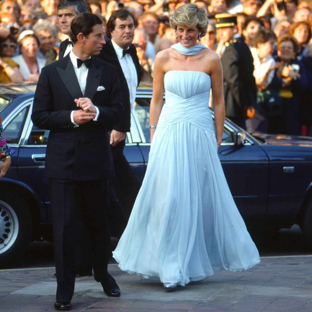 El vestido azul de Diana de Gales y otros looks históricos de la alfombra roja de Cannes