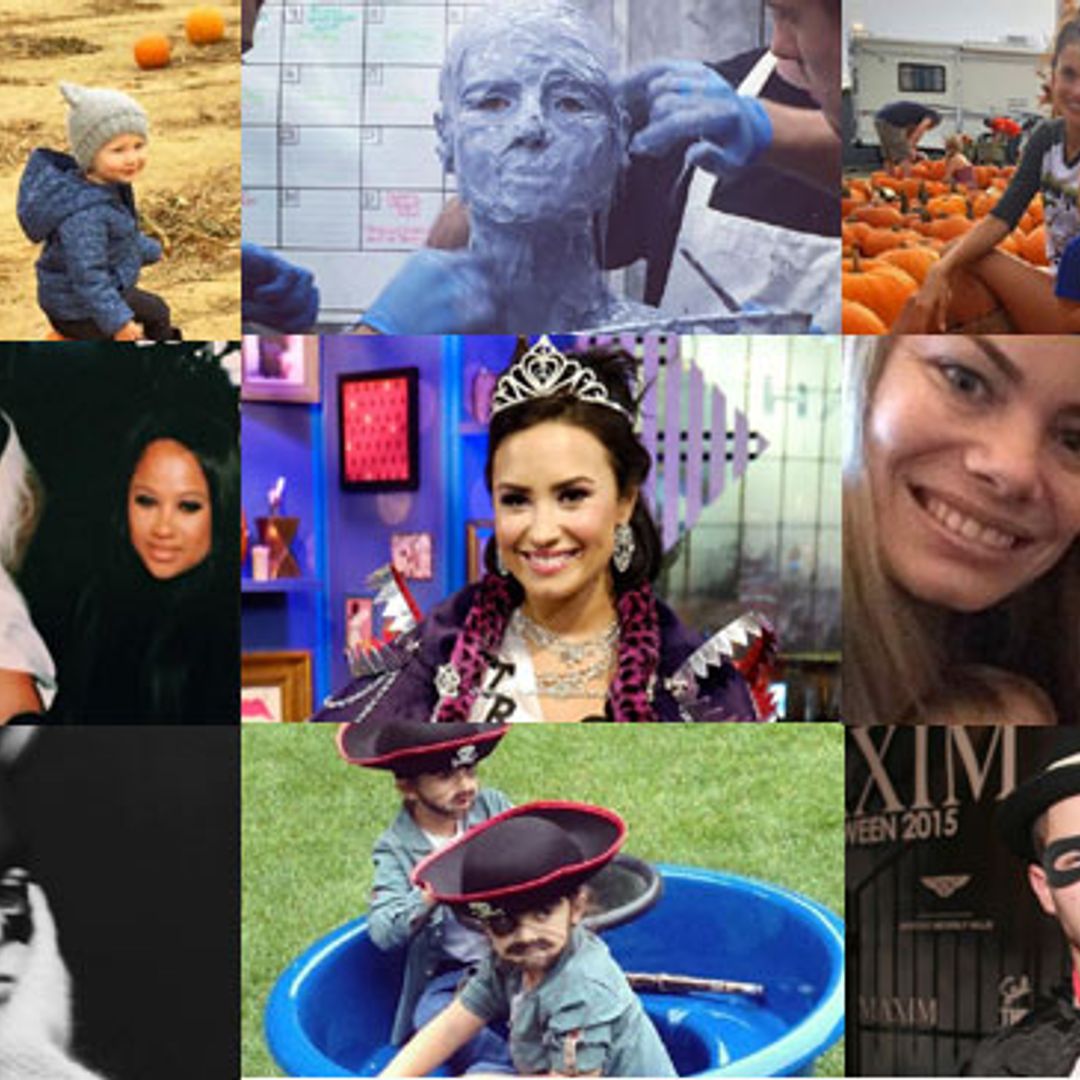 Piratas, calabazas y hasta un 'teletubbie': ¡Las 'celebrities' ya están listas para Halloween!