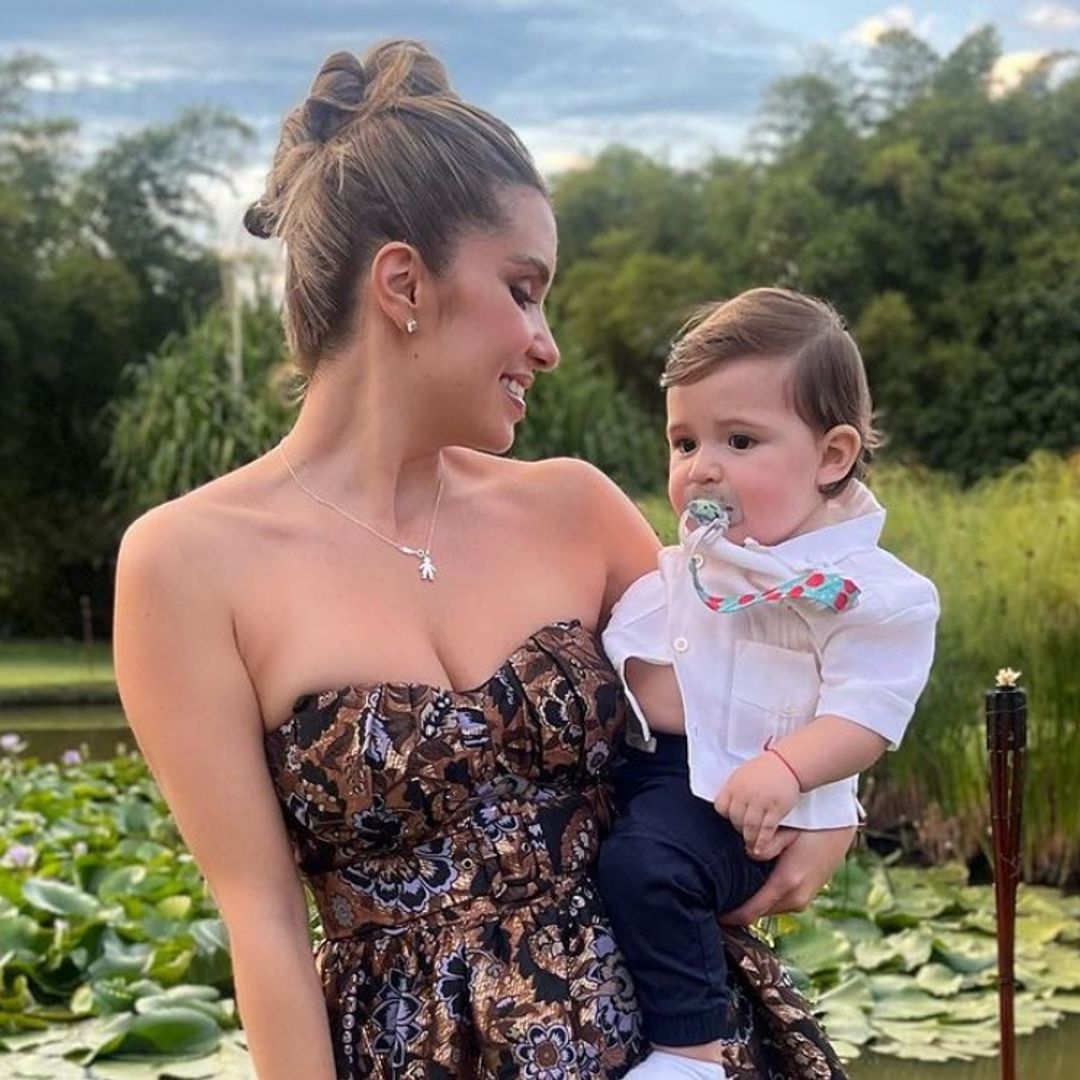 Con ilusión, Andrea Escalona celebra el primer cumpleaños de su hijo Emilio con un emotivo mensaje