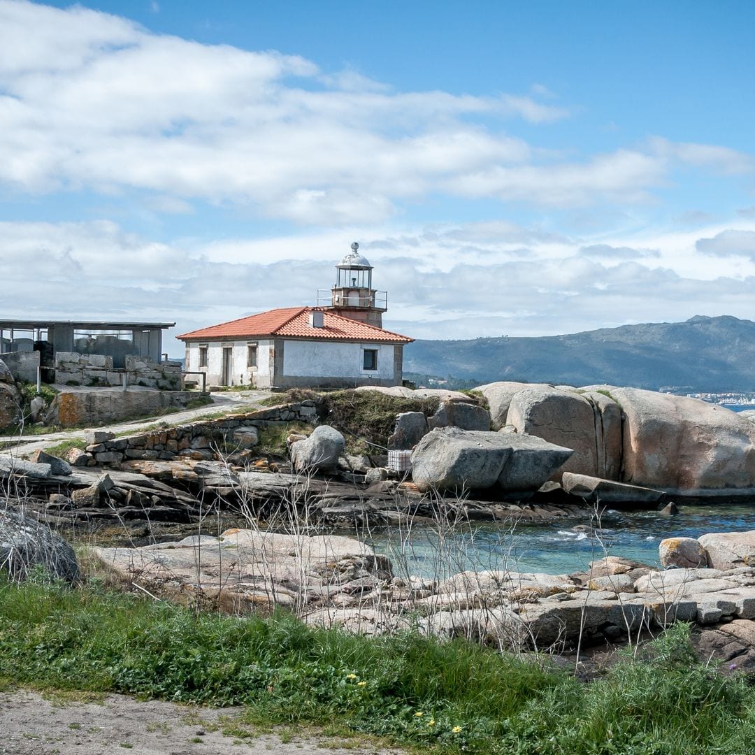 Faro de Punta Cabalo, isla de Arousa, Pontevedra